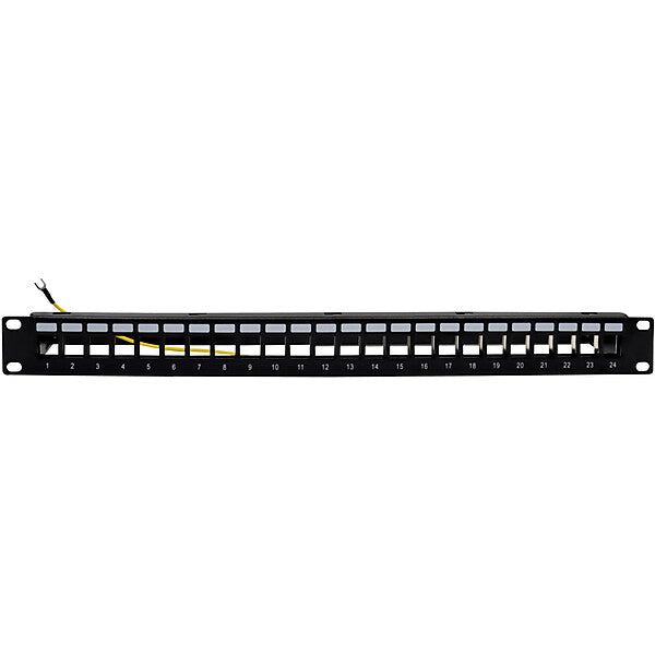 Televes Frontblende 1HE m,Kabelhalte UFB24RJ-A